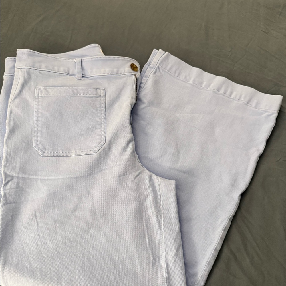 LOFT Women's Light Blue Flare Jeans